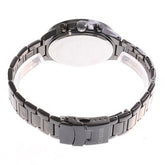 Black Stainless Steel Waterproof Chronograph (Black 4.2cm Dial)